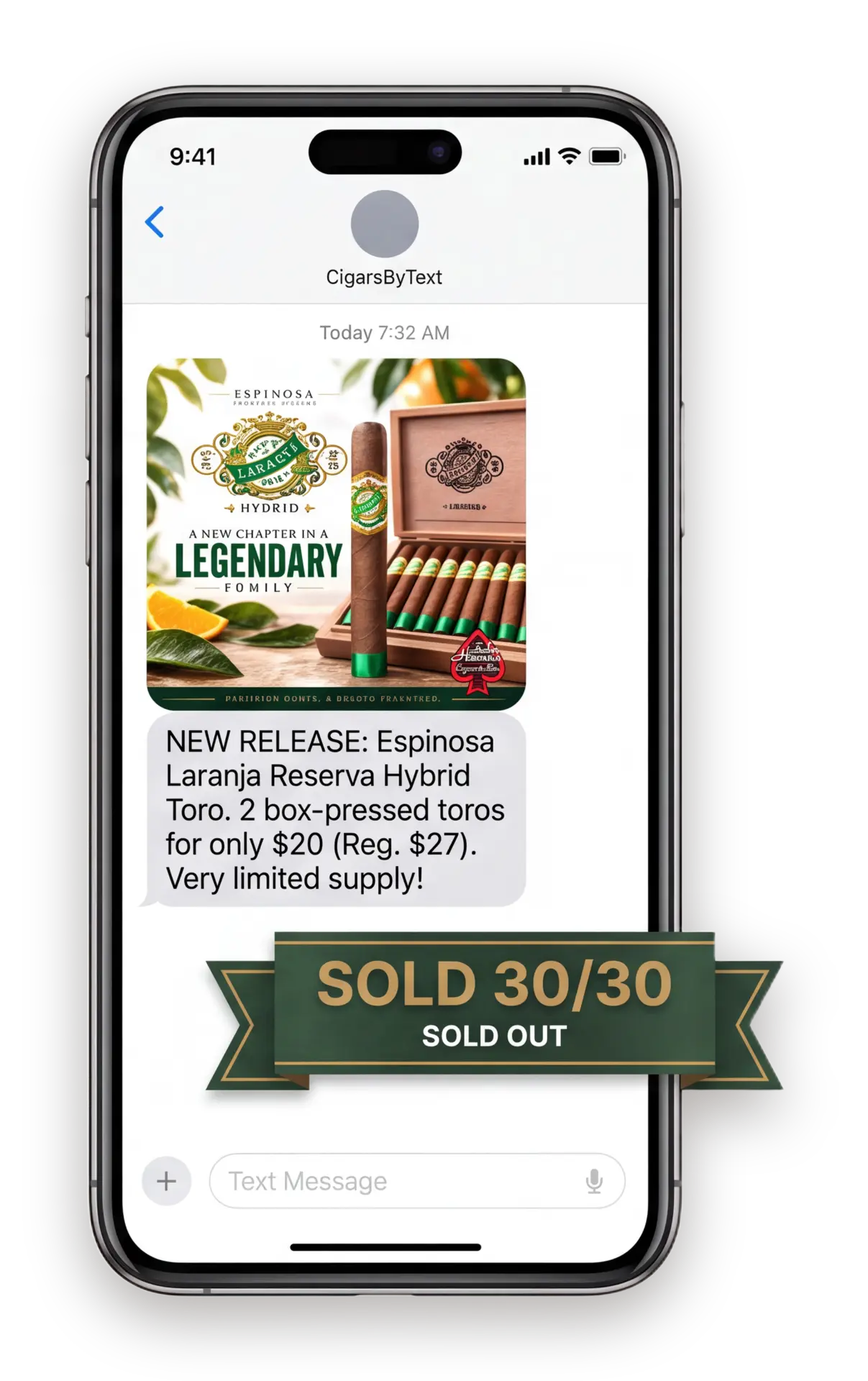 Espinosa promo, sold 30/30