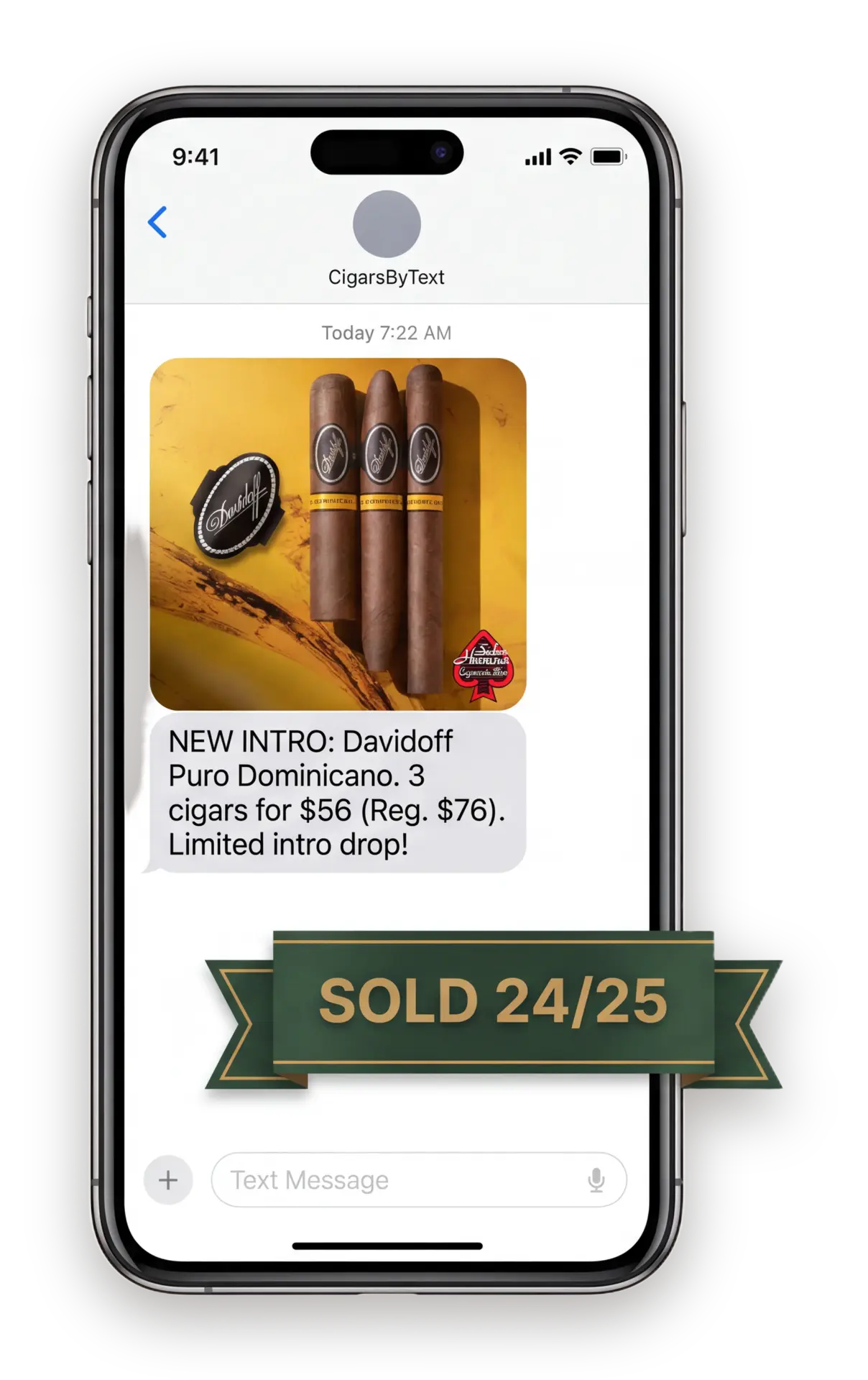 Davidoff promo, sold 24/25